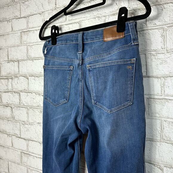 Madewell Jeans Roadtripper Jeggings Skinny High Rise Zip Pocket Denim Blue 26 T - Picture 9 of 11